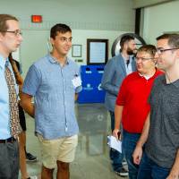 Guests at the Engineering Design Project Preview Event